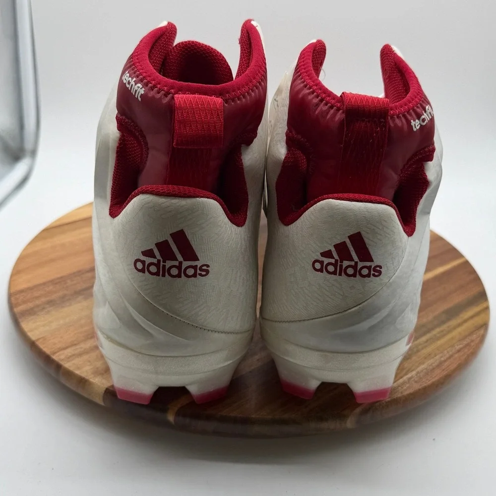 Adidas Crazyquick 2.0 High Size 16 Football Cleats Red White 0745